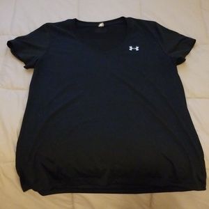 Black under armour v neck